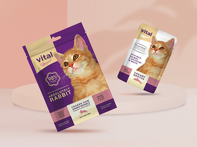 Cat Food concept branding design graphic design illustration packaging design