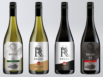 Wine label concept branding design packaging design
