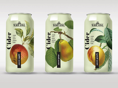Cider packaging concept branding design graphic design illustration packaging design