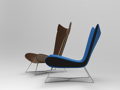 Chair 3d design graphic design