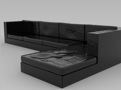 Big sofa 3d design graphic design