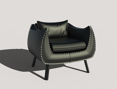 Chair 3d design graphic design