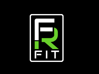 FoodRunFit blog concept design fit fitness foodrunfit green logo simple white