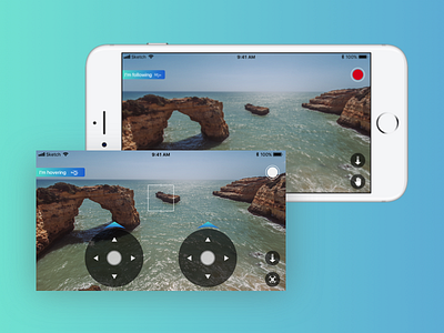 iOS app for Drone drone fly follow ios manually