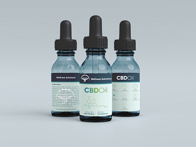 CBD Oil Label Design☘️ branding cbd cbd oil cbd oil label design graphic design illustration label label design luxury medical label medicine minimal modern modern label design oil oil label packaging packaging design weed