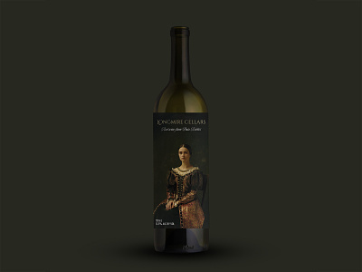 Vintage & Luxurious wine label design 🍷