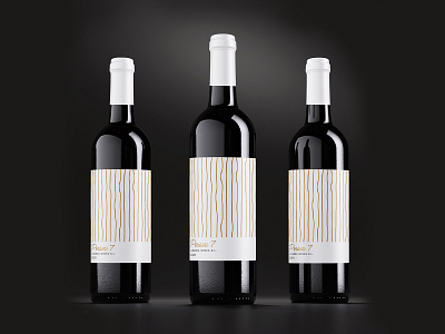 Luxury and Minimal wine label design 🍷