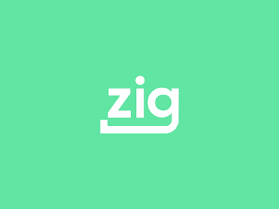 zig - personal logo brand designer branding design logo design personal logo programmer programmer logo simple vector