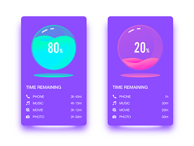 Battery Care app battery ui ux