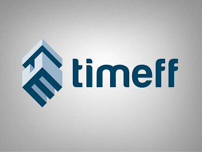 Timeff logo cube erp identity logo software