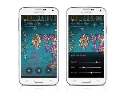 Samsung Milk Music - Mobile App (Fine Tune Station)