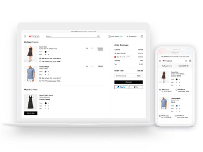 Macy's.com Redesign Bag