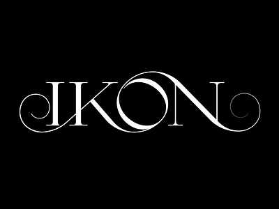 IKON Jewelry Serif typography design branding classic classy elegant fashion identity lux luxury old fashion panter panter vision serif type type art type design typeface typo typographic typography typography art