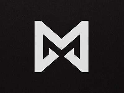 Letter M Logo Monogram Design Negative Space Double M