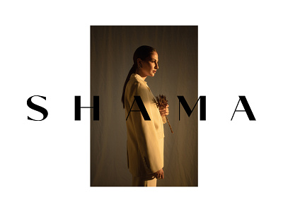 SHAMA Fashion Brand Identity apparel beauty branding classy clothing brand elegant fashion fashion brand fashion branding feminine identity logo logo design lux luxury panter panter vision serif typeface wordmark