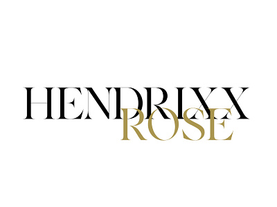 HENDRIXX Rose Serif Wordmark