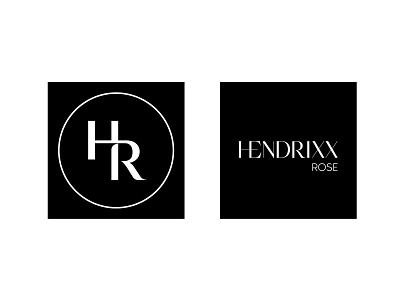 HENDRIXX Rose Symbol and Wordmark branding fashion identity logo logo design lux luxury luxury logo minimal monogram panter panter vision serif serif typeface symbol typeface typefaces typo typography art wordmark