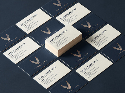 Vesencia Business Cards app branding branding identity business card business card design design icon identity lettering logo logo design minimal panter panter vision project symbol type typeface typography vector