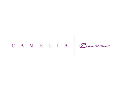 Camealia Bara Logo beauty branding camellia logo classy fashion feminine feminine logo girl identity lettering logo luxury minimal panter vision space type typeface wellness wellness logo woman