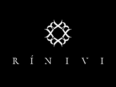 Rinivi Logo avantgarde branding elegance fashion glass glasses identity lettering logo logo design luxury minimal optic logo optical optical art optics logo panter vision sophistication type typeface