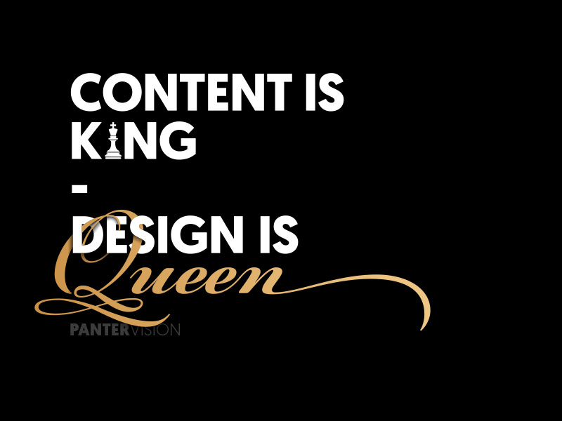 Content queen king content management content design content strategy content creation content marketing content quote design quote vector ui typography icon app logo typeface identity branding panter vision