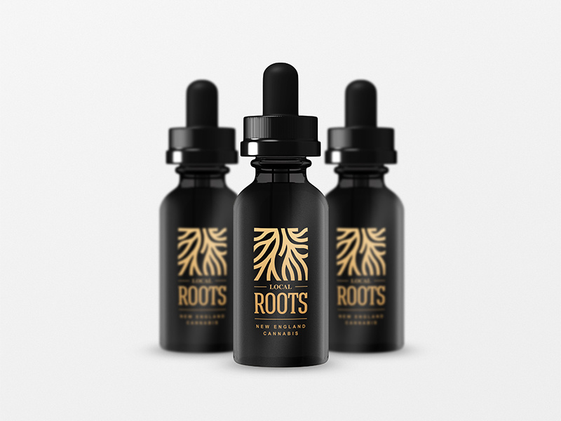 Local Roots Logo CBD Oil packaging by PANTER on Dribbble
