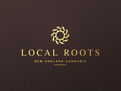 Local Roots Logo CBD Oil design app branding cannabis cbd cbd oil hemp icon identity local roots logo logo design lux luxe luxury oil oil logo panter vision relax wellness wellness logo