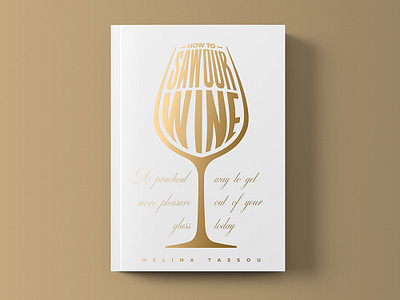 Wine Book Cover Print Design