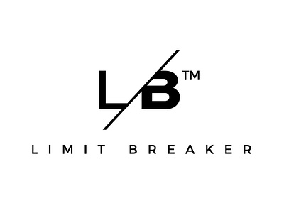 LIMIT BREAKER Logo app apparel branding breaker clothing fashion limit logo logo design lux luxurious luxury luxury brand minimal minimalist panter panter vision shirt simple tech