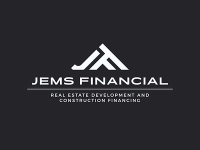 Jems Financial Logo V2 app branding estate finance financial home hotel house identity jem logo logo design lux luxury monogram panter panter vision property real estate rental