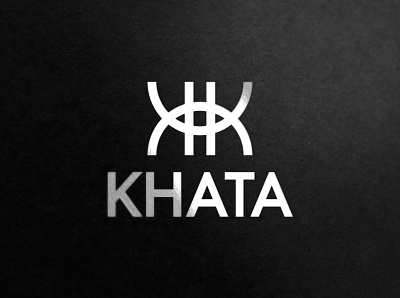 KHATA Fashion Logo apparel apparel design branding clothing line elegant fashion fashion brand fashion logo identity identity branding identity design khata logo logo logo design lux luxury panter panter vision russian brand symbol