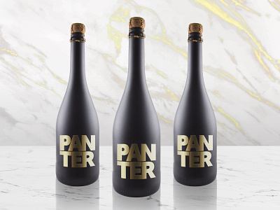 Black Champagne Bottle Mock Up Template 2020 anniversary birthday black bottle celebrate champagne drink festive gold label lux luxury marble mockup new year panter vision party romantic year