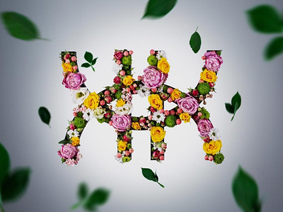 KHATA Flower Logo 3d apparel bloom blossom branding decorative fashion feminine floral flowers identity logo logo design lux luxury monochromatic monogram panter vision photograpgy symbol