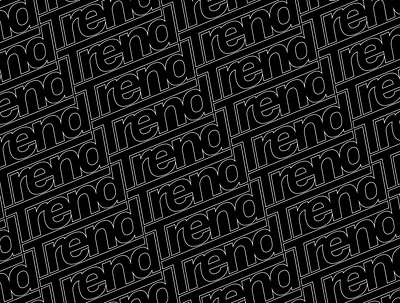 Trend Wordmark pattern design branding design identity logo panter panter vision retro style type type art type design typedesign typeface typo typogaphy typography typography art vintage wordmark wordmark logo