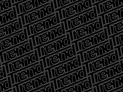 Trend Wordmark pattern design