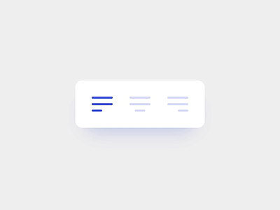Changing Alignment alignment animation best practices clean design design tools editor google docs interaction invision invision studio invisionstudio minimal motion design text text alignment transition ui ux word