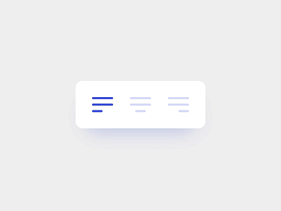 Changing Alignment alignment animation best practices clean design design tools editor google docs interaction invision invision studio invisionstudio minimal motion design text text alignment transition ui ux word