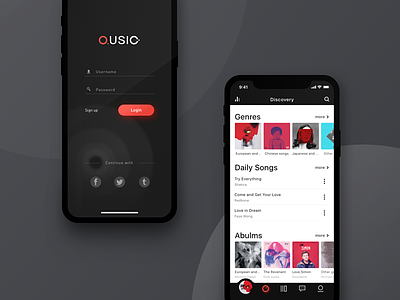 Music App for OST abulm login music record