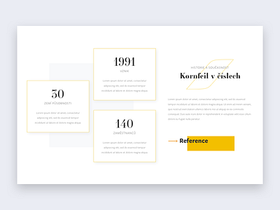 Kornfeil - Website element clean color design flat food minimal page sketch typography ui design web website