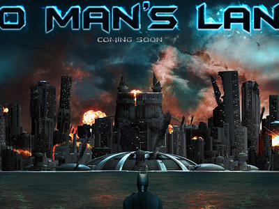 No Man's Land poster batman comics no mans land photo manipulation poster