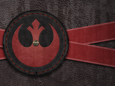 Rebel Leather leather star wars texture wallpaper
