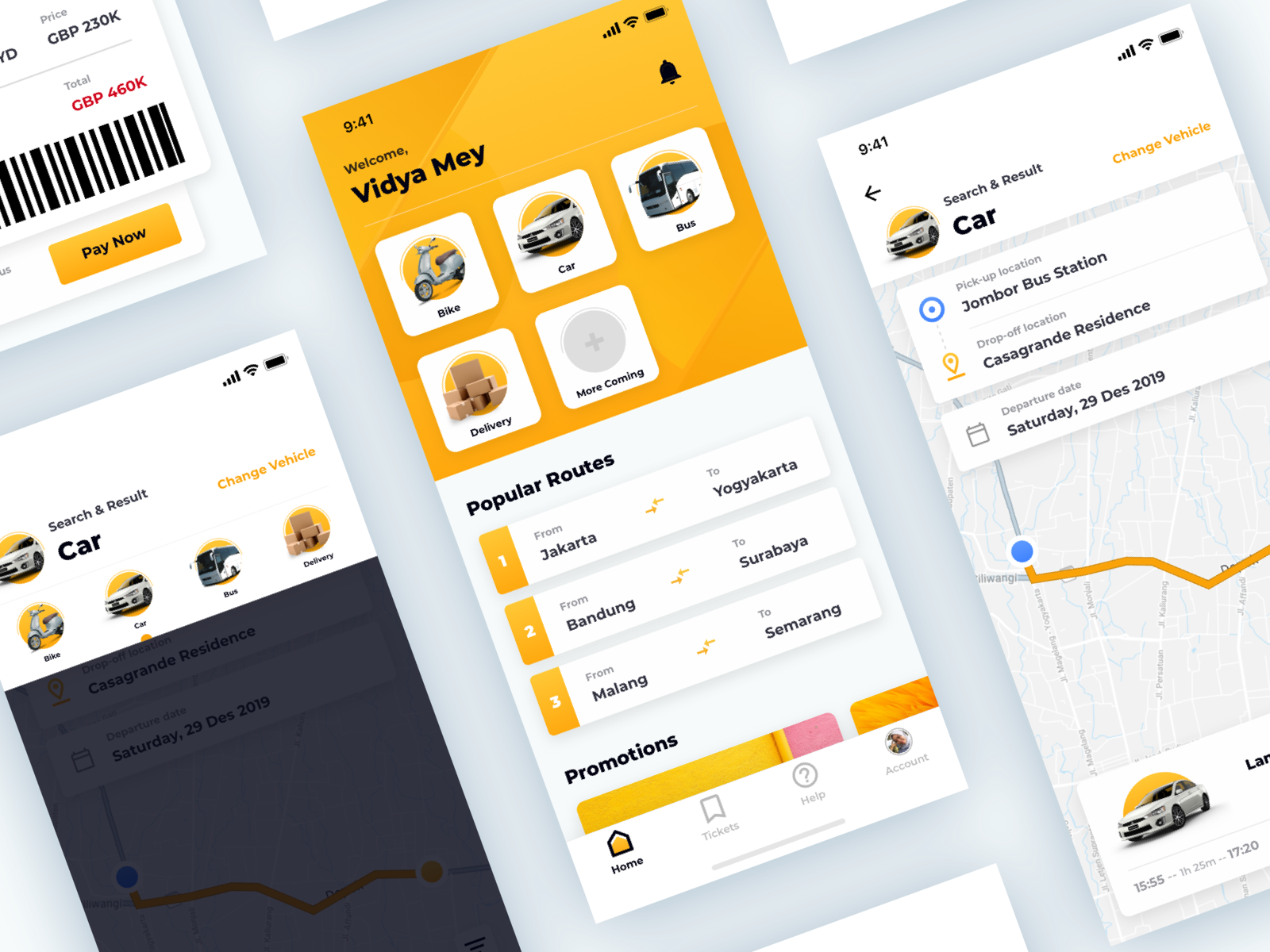 Ride-Hailing App Exploration By Bima D. Kurnianto On Dribbble