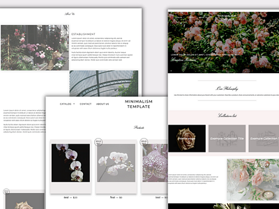 Botanical Boutique Website coding website