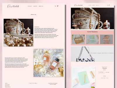 Shopify Rose Gold Theme shopify