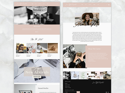 Luxe Style Template by Nathalia Rosario on Dribbble