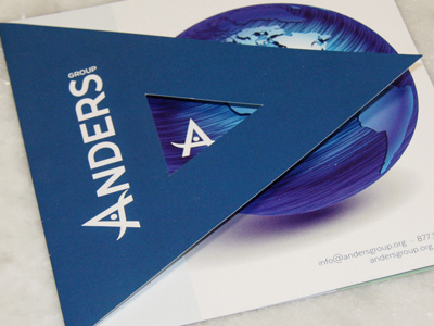 Anders Group Rebrand + Marketing Material Design