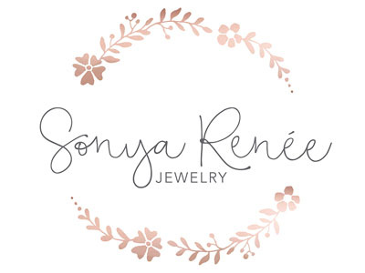 Sonya Renee Logo branding design graphic design rose gold foil logo design rebrand