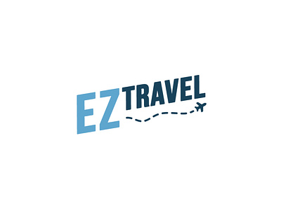 EZ Travel Logo plane logo travel travel logo