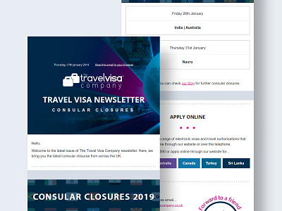 Travel Newsletter Template email email template mailchimp newsletter newsletter template travel