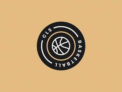 CLS Basketball Logo basket ball basketball basketball icon basketball logo beige circle logo club logo icon lines mininal neutral sports logo sports logos